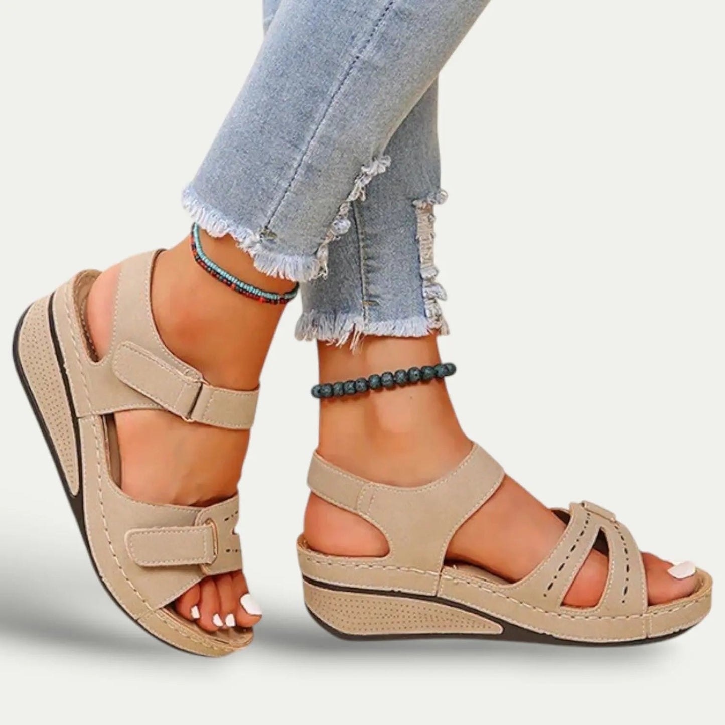 Ladies Comfortable Open Toe Summer Sandals
