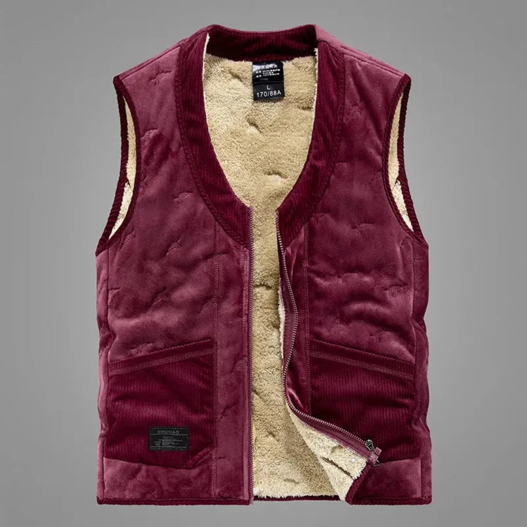 Fleece Lined Reversible Puffer Vest
