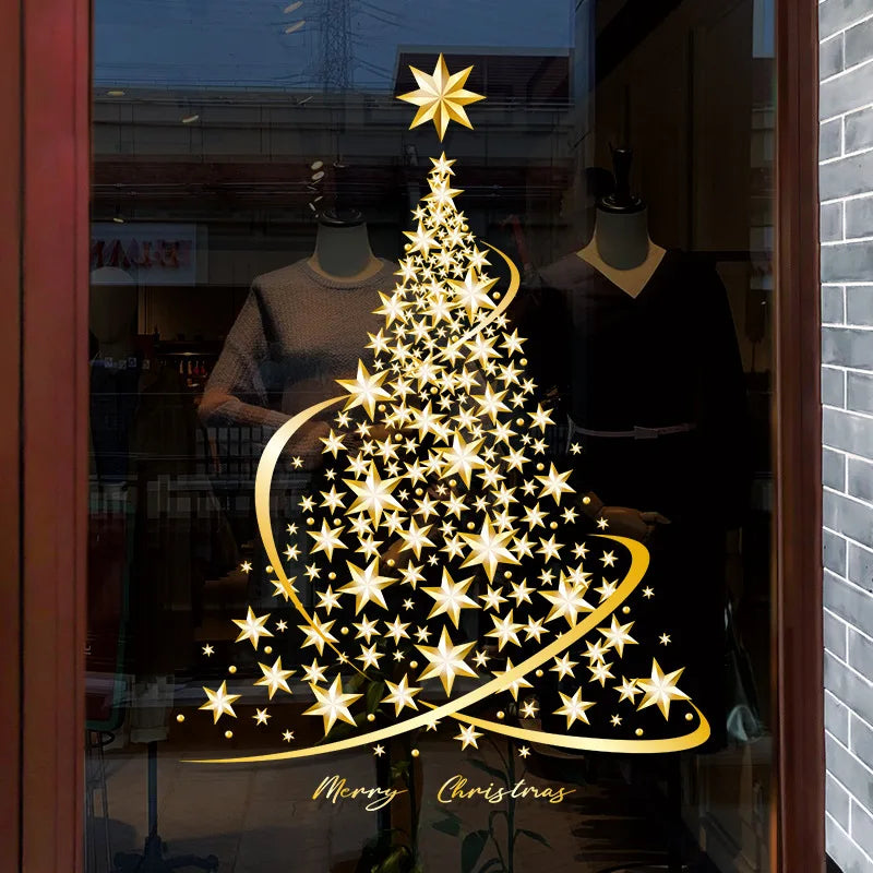 Holiday Window Clings for Christmas Decor - Luxicro