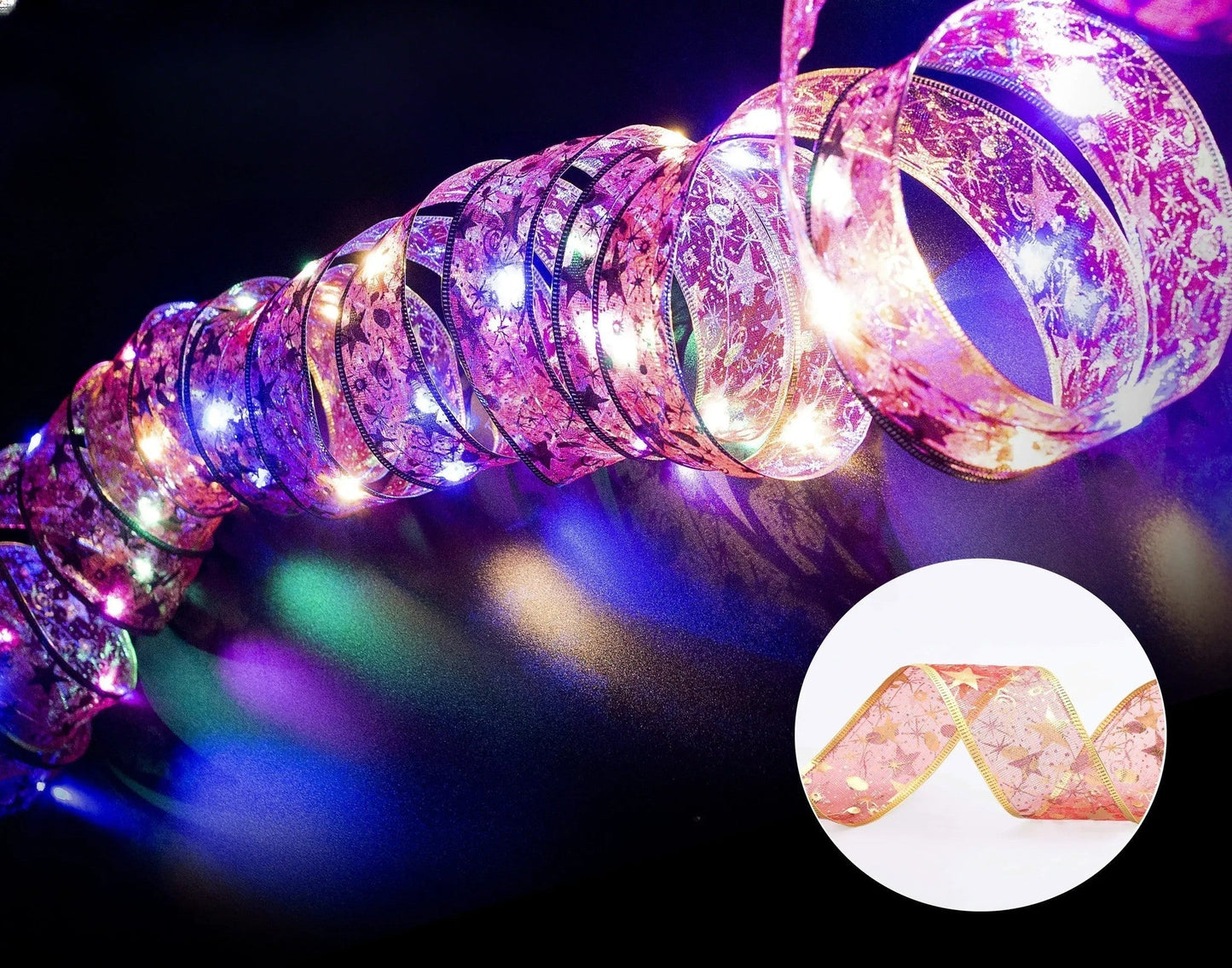 Festive LED Xmas Lights Decor Kit