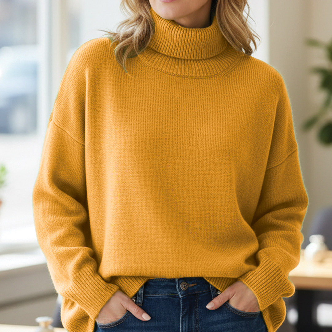 Cozy Oversized Crew Neck Jumper Sweater