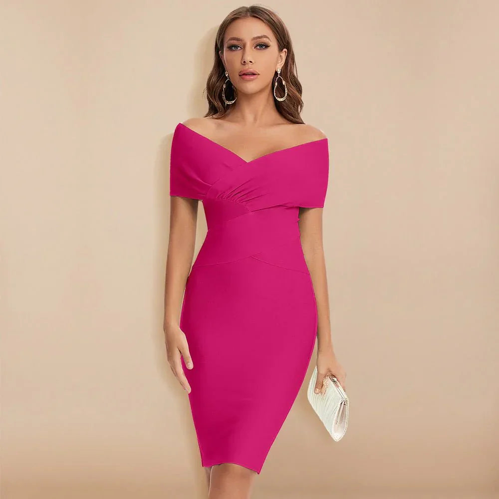 Chic Cold Shoulder Bodycon Dress