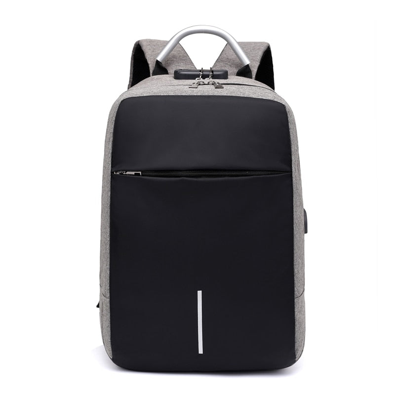 Secure Laptop Backpack with Hidden Pockets and USB Port