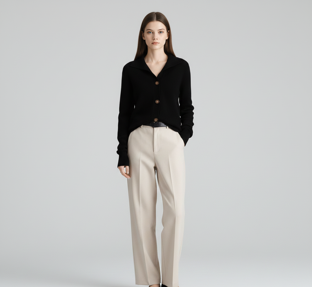 Soft Women's Wool Cardigan