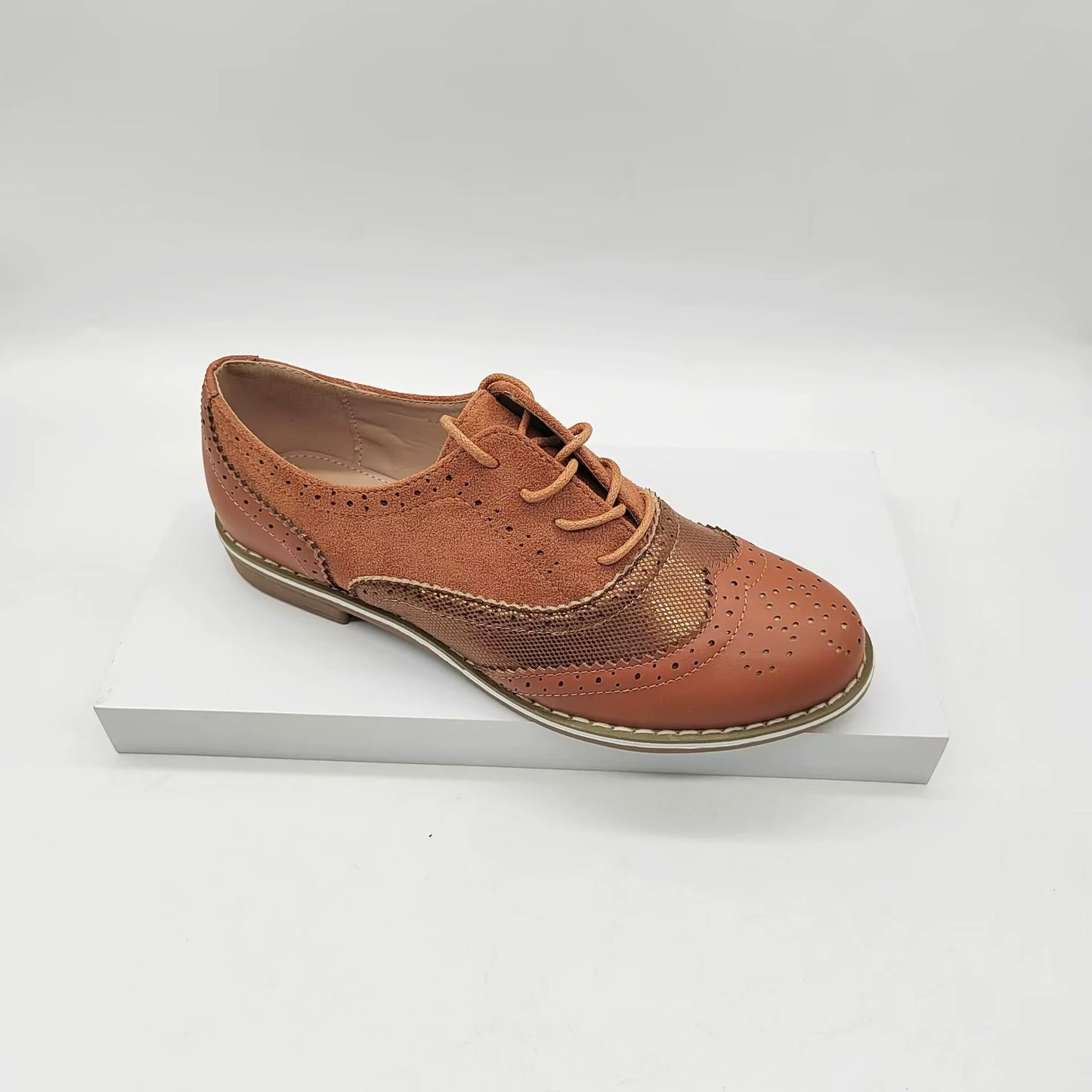 Classic Perforated Leather Lace Ups