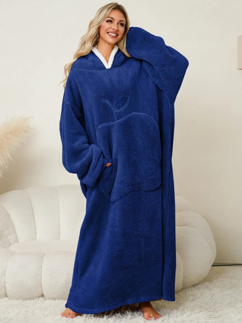 Comfy Pockets Hooded Sweat Dress