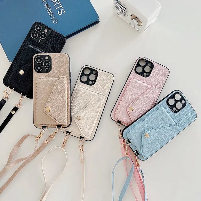 Small Phone Purse with Strap and Card Slot