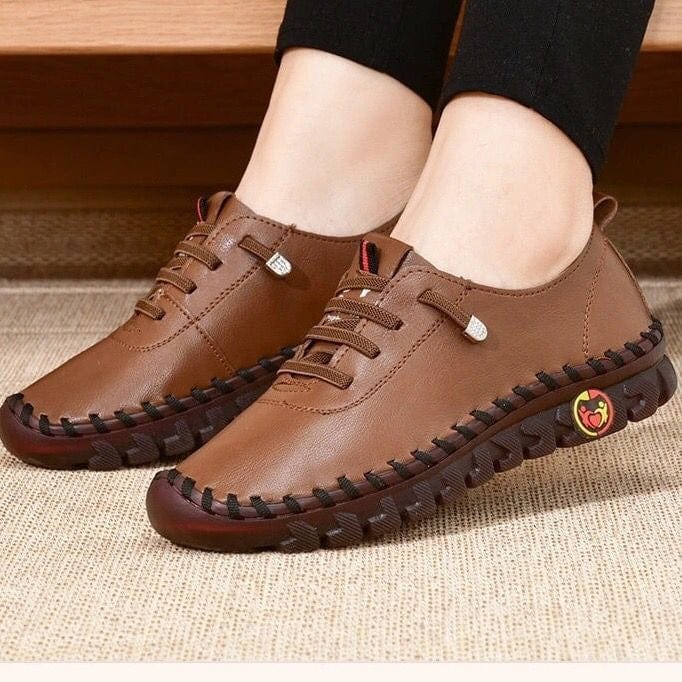 Soft Leather Moccasin Shoes for Men Women