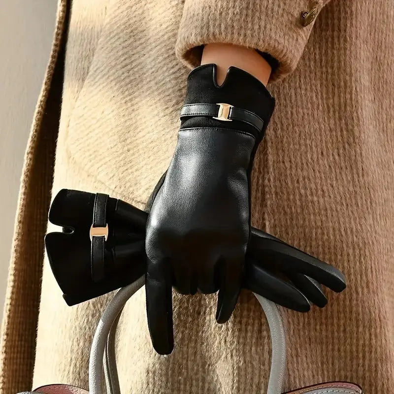 Waterproof Insulated Leather Gloves