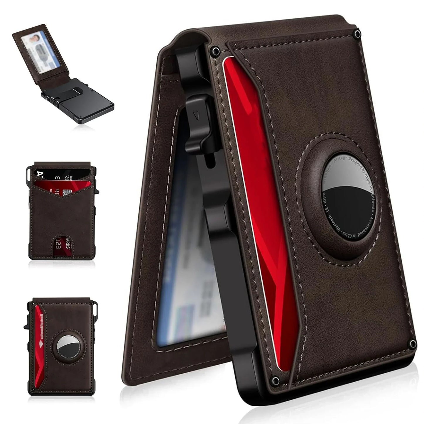 Thin RFID Leather Wallet Card Holder 2025