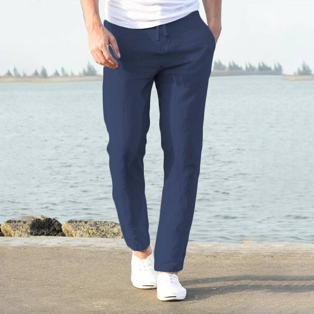 Men's Comfortable Summer Linen Trousers