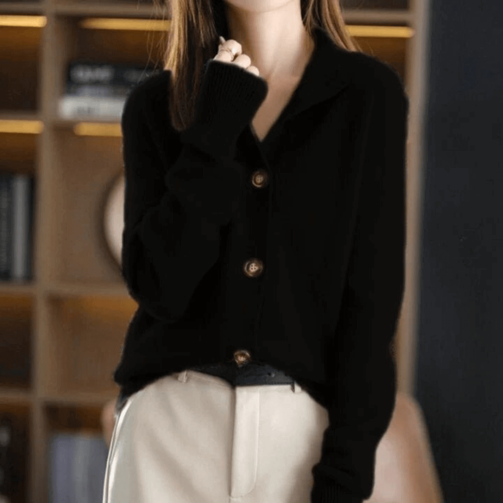 Classic Knit Button Sweater