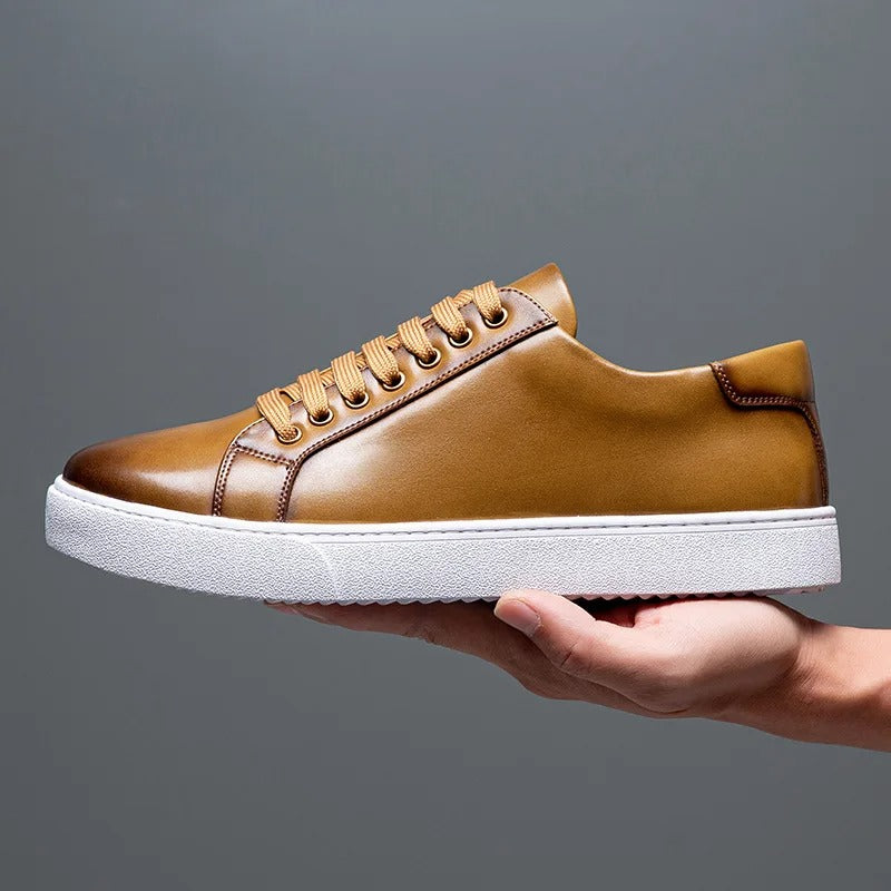 Leather Men's Sneaker Shoes