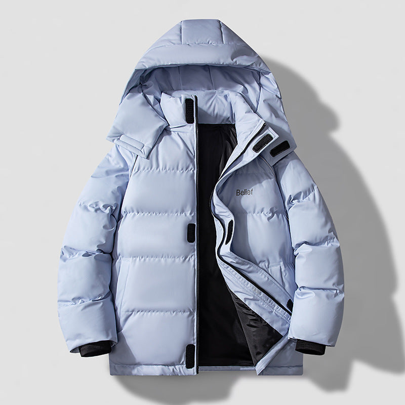 Warm Waterproof Parka Jacket - Lightweight Puffer Coat