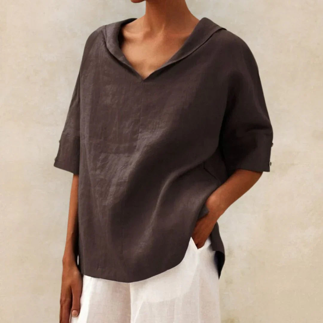 Lightweight Breathable Summer Linen Top