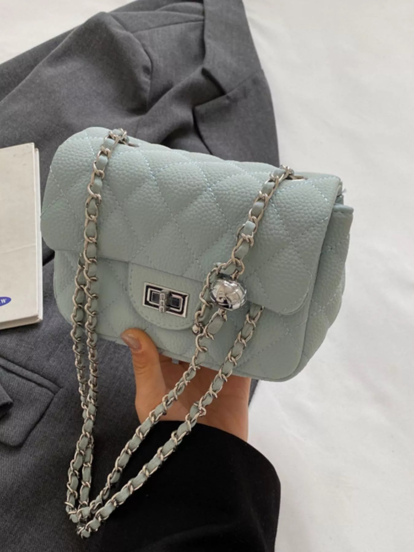 Padded Link Small Shoulder Bag