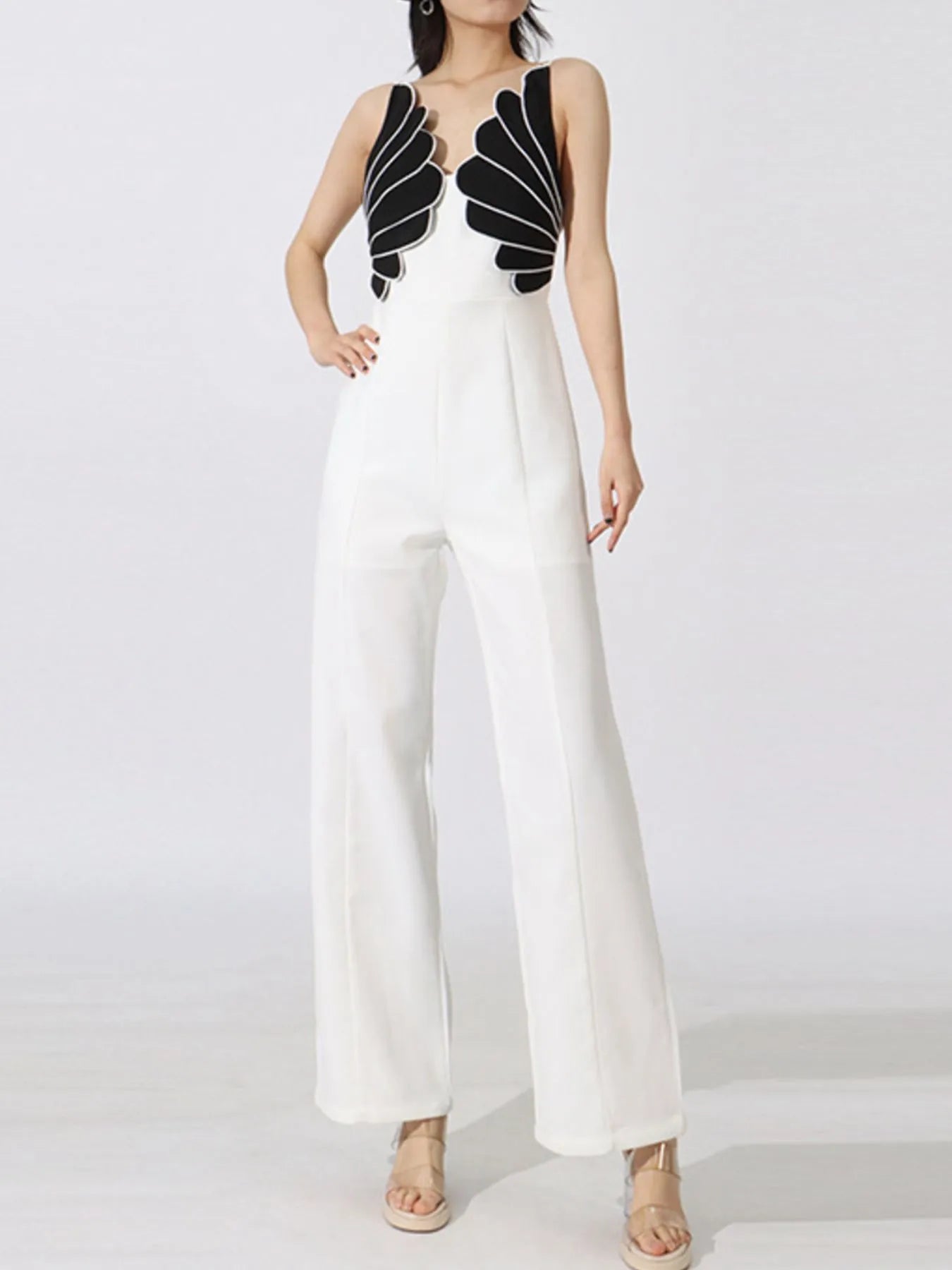 Bold Strapless Flowy Jumpsuit - EasyApparels