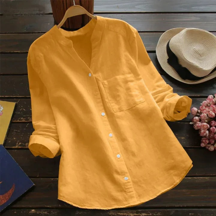 Relaxed Fit Cotton Women's Casual Shirt