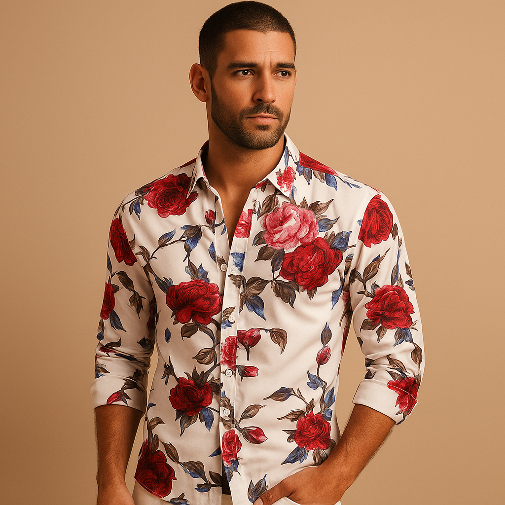 Classic Patterned Mens Shirt Elliot
