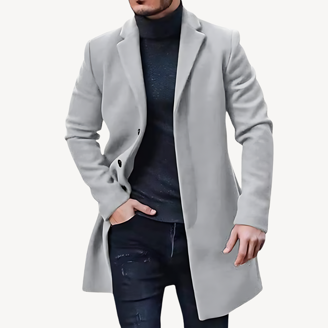 Slim Fit Waterproof Trench Coat