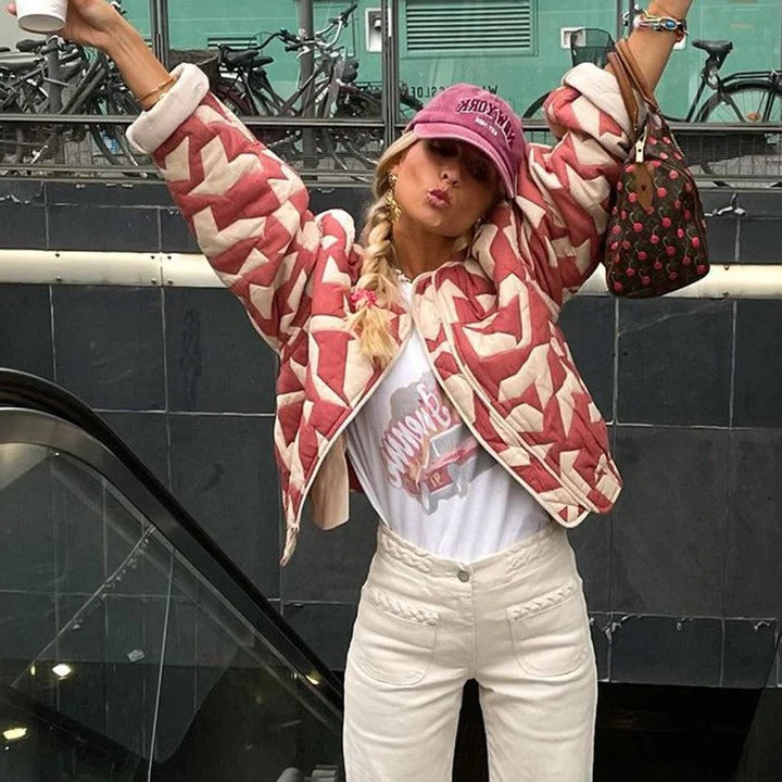 Breathable Floral Casual Jacket