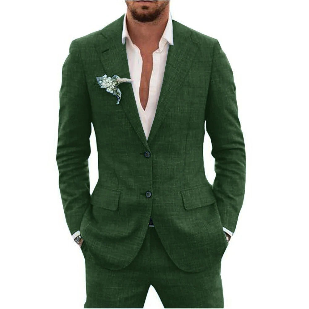 Lightweight Mens Summer Two Piece Suit