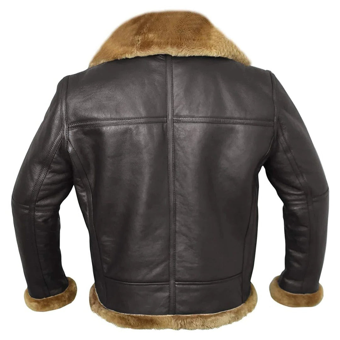 Warm Mens Quilted Bomber Coat - EasyApparels