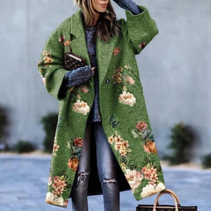 Colorful Full Length Trench Coat