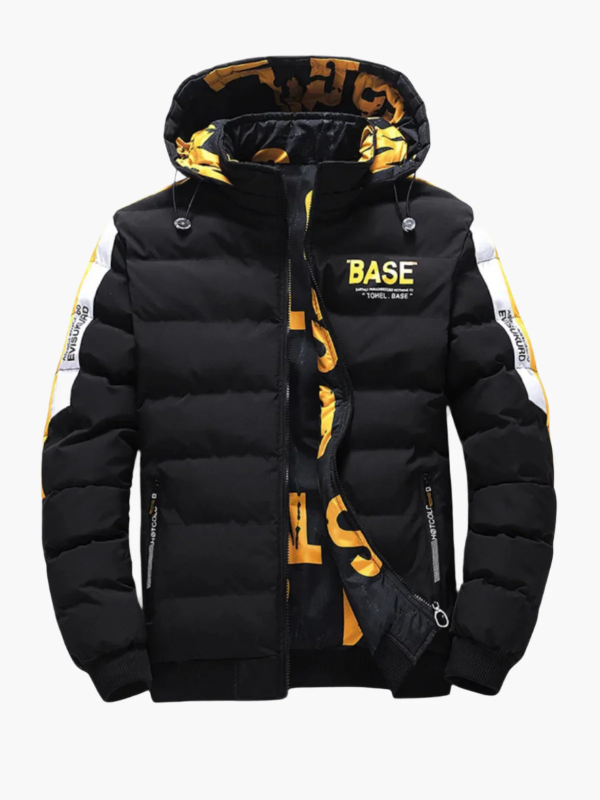 Warm Men's Padded Hoodie Jacket