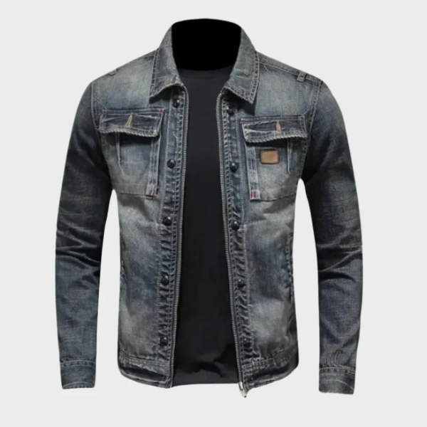 Classic Fit Mens Denim Jacket - EasyApparels