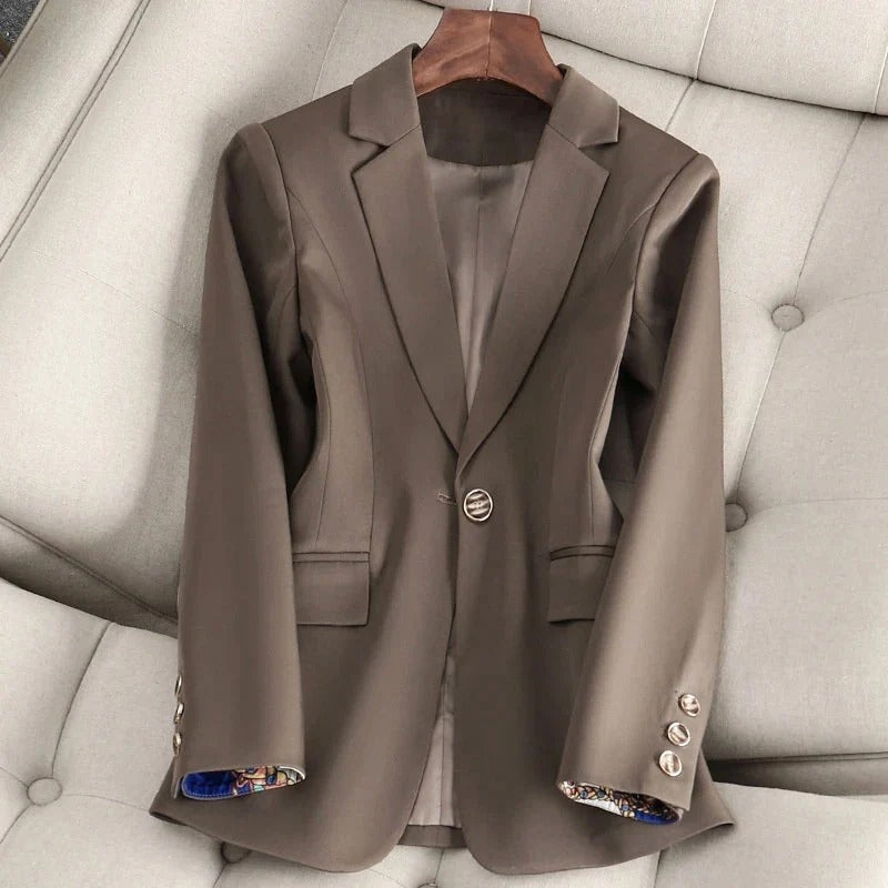Tailored Fit Shawl Collar Blazer Jacket
