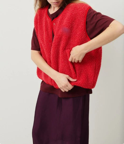 Casual Women's Vest with Easy Button Front