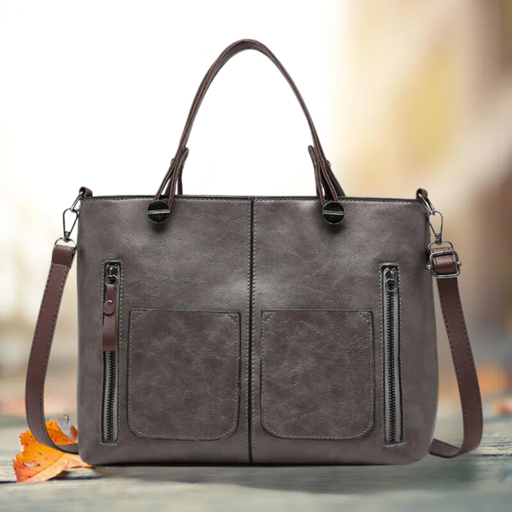 Stylish Vintage Leather Tote Bag