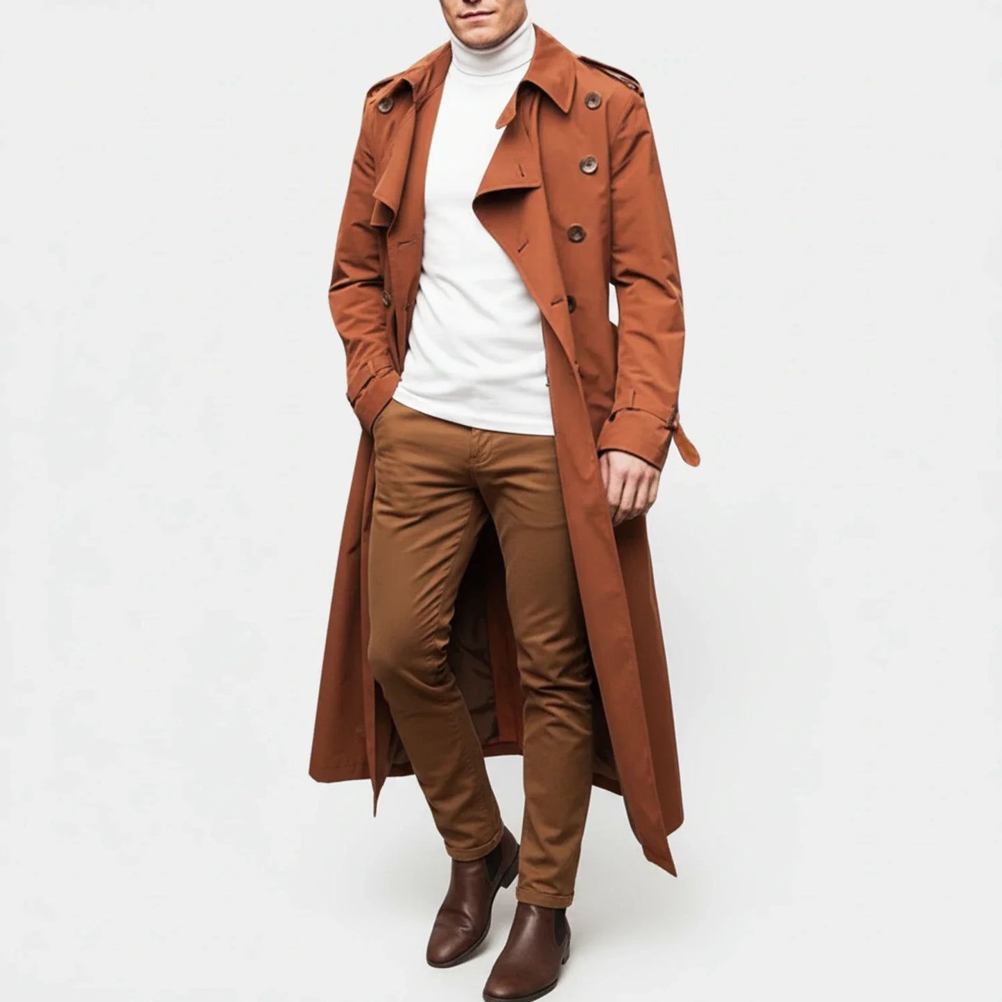 Classic Fit Mens Overcoat