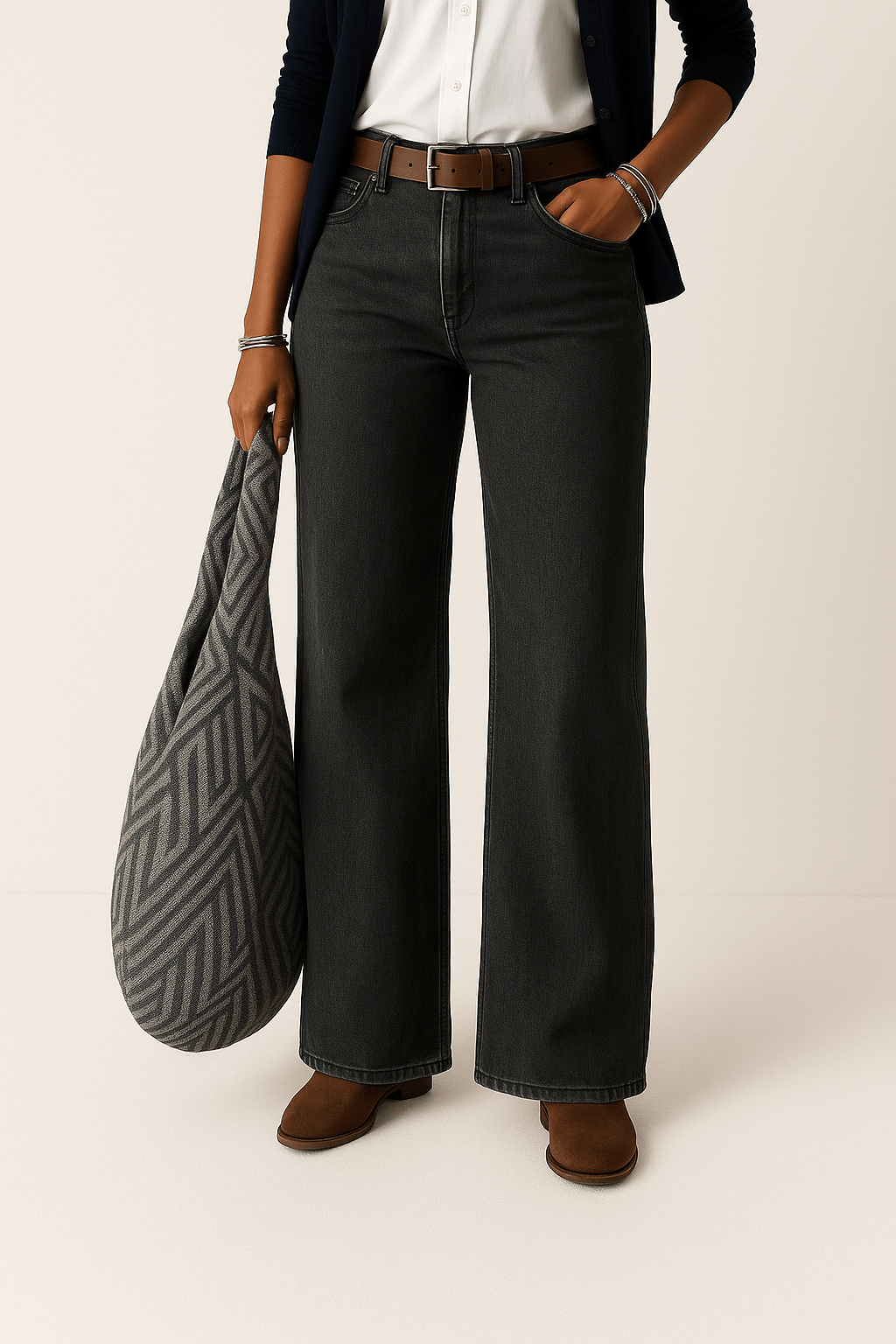 Relaxed Fit Women's Straight Leg Jeans