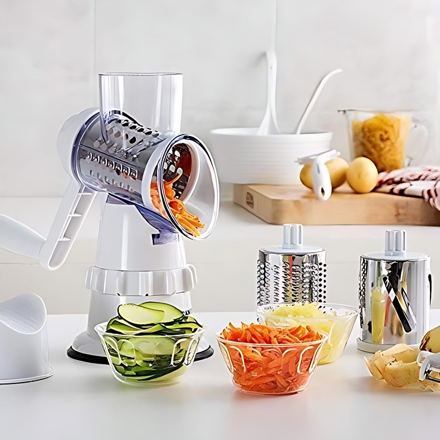 Multifunctional Vegetable Chopper - SliceMate-Gray-Nora Luxe