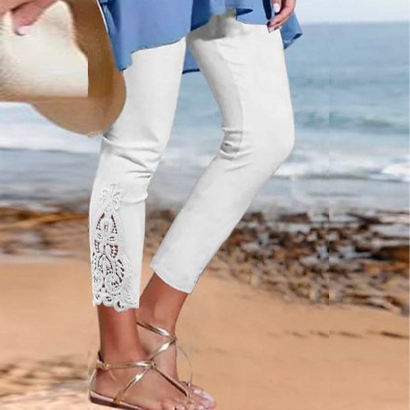 Short Lightweight Women's Cropped Pants - EasyApparels