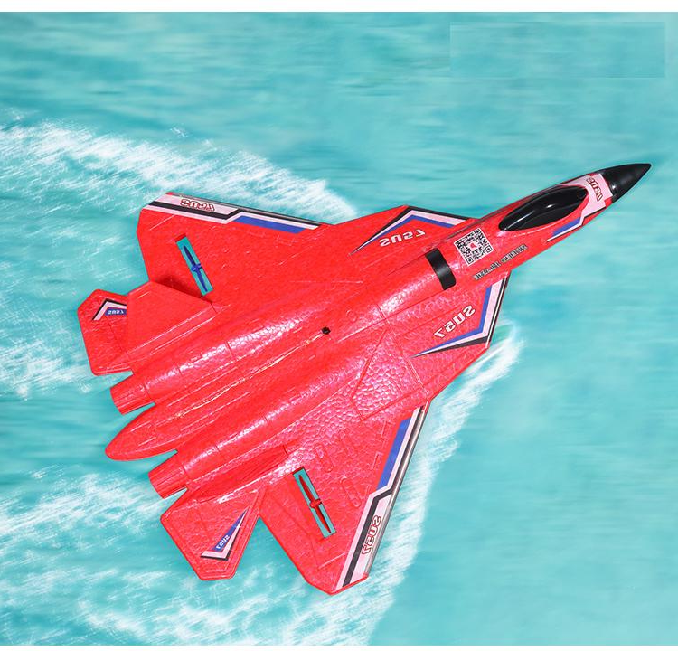 Remote Control Airplane SU35 LED Foam Jet - Luxicro