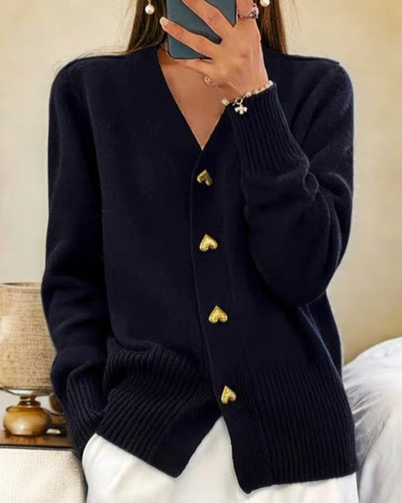 Soft Chic Women's Classic Cardigan Sweater