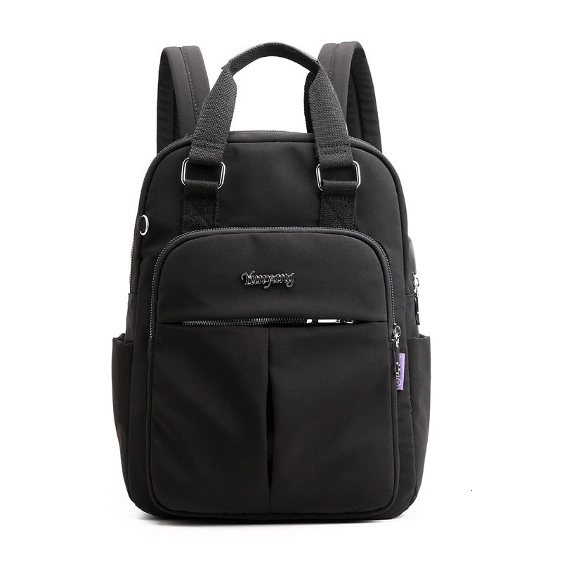 Durable Laptop Backpack with USB Charger and Lock