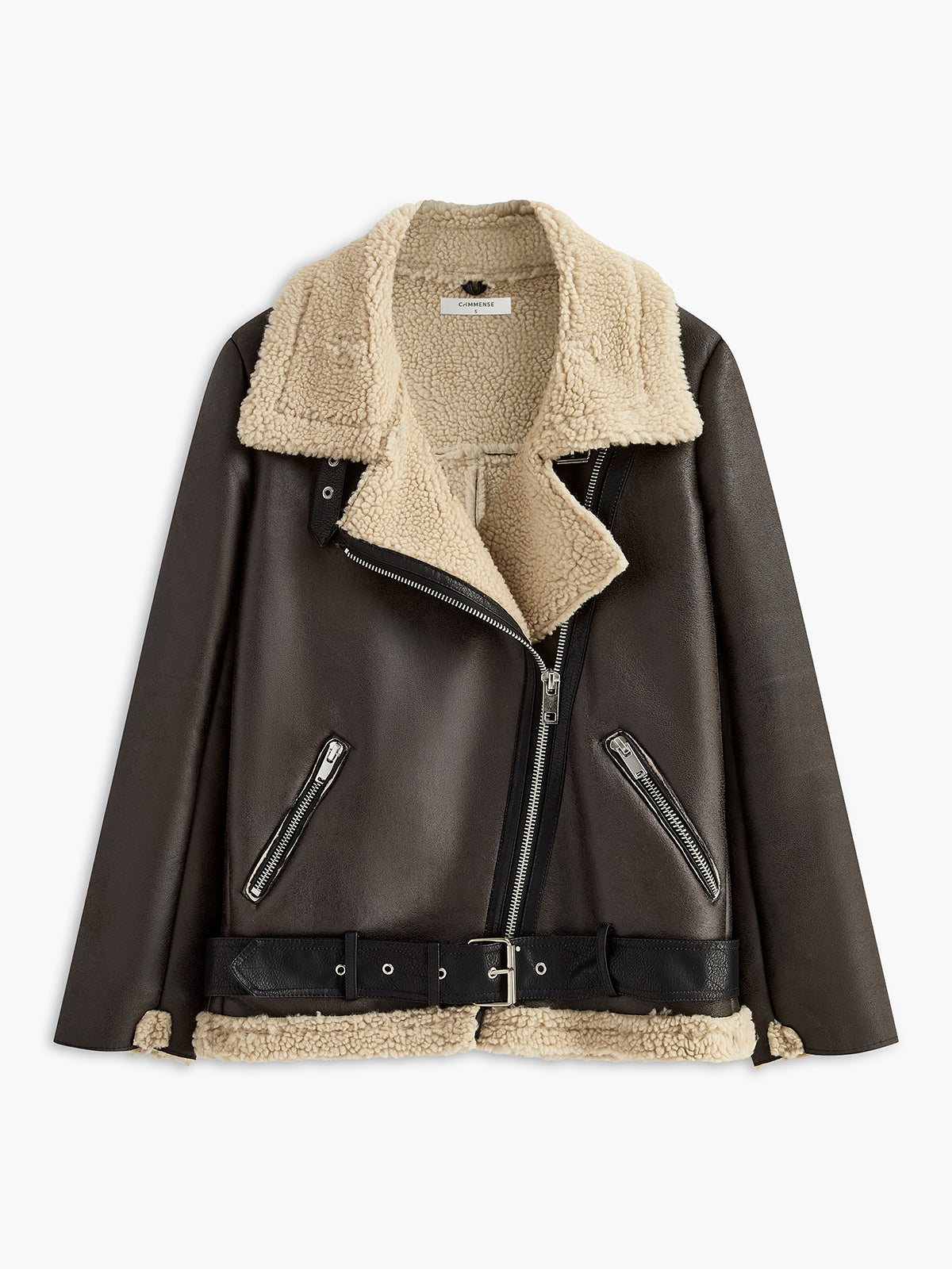Warm Fleece Zip Up Coat
