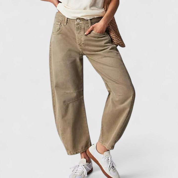 Relaxed Fit Wide Leg Rain Pants