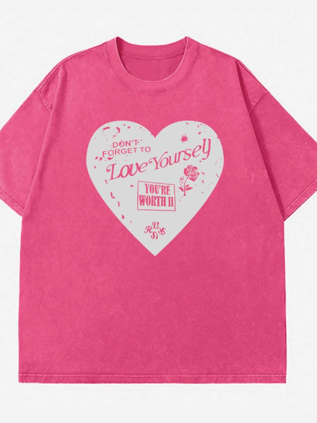 Cute Round Neck Casual Tee Shirt - EasyApparels