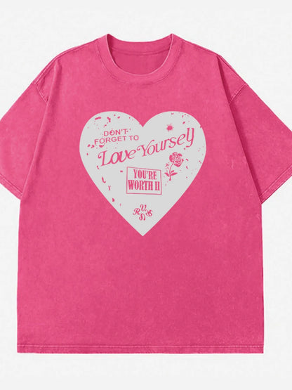 Cute Round Neck Casual Tee Shirt - EasyApparels