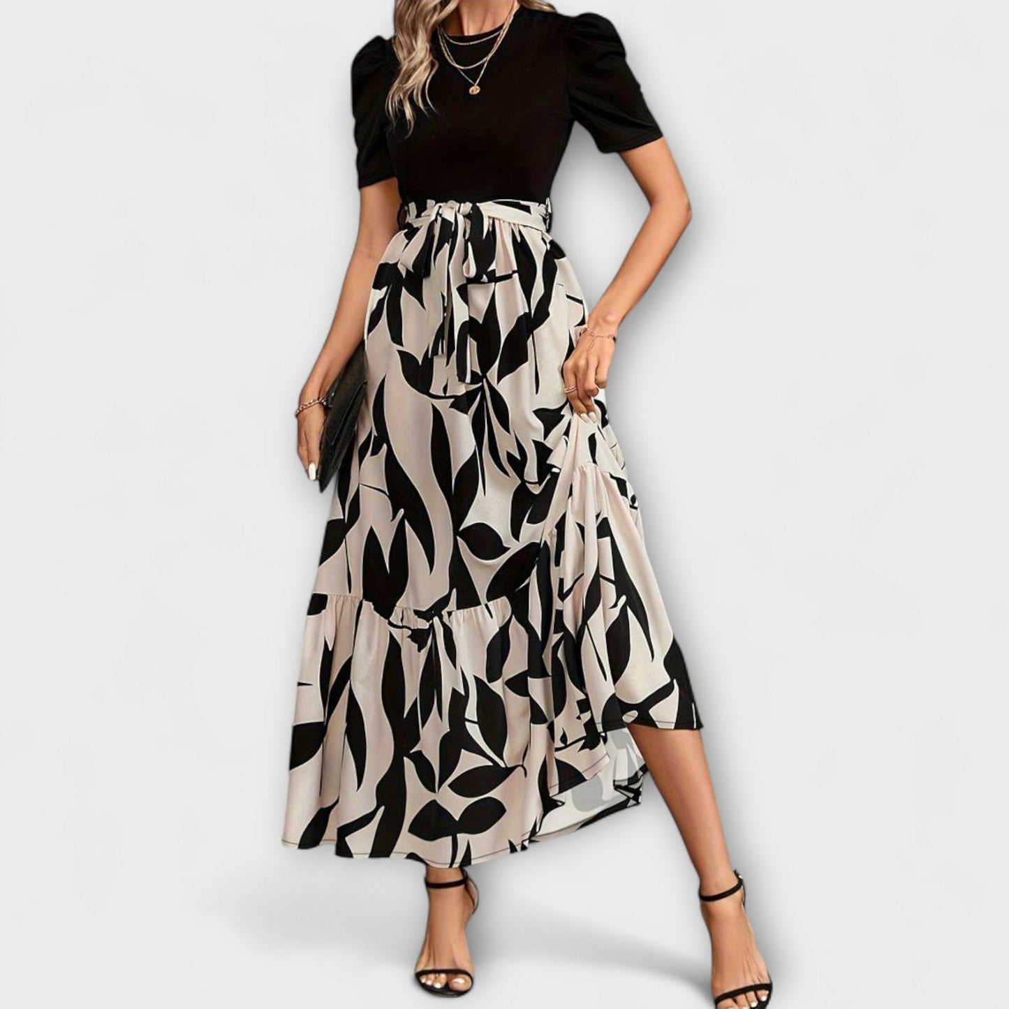 Colorful Garden Party Sundress for Women