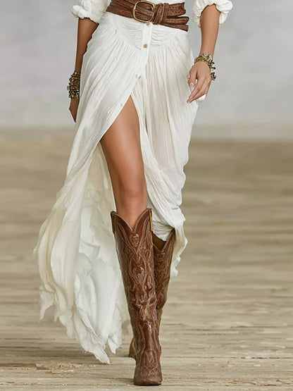 Chic Ruffled Women's Party Dress