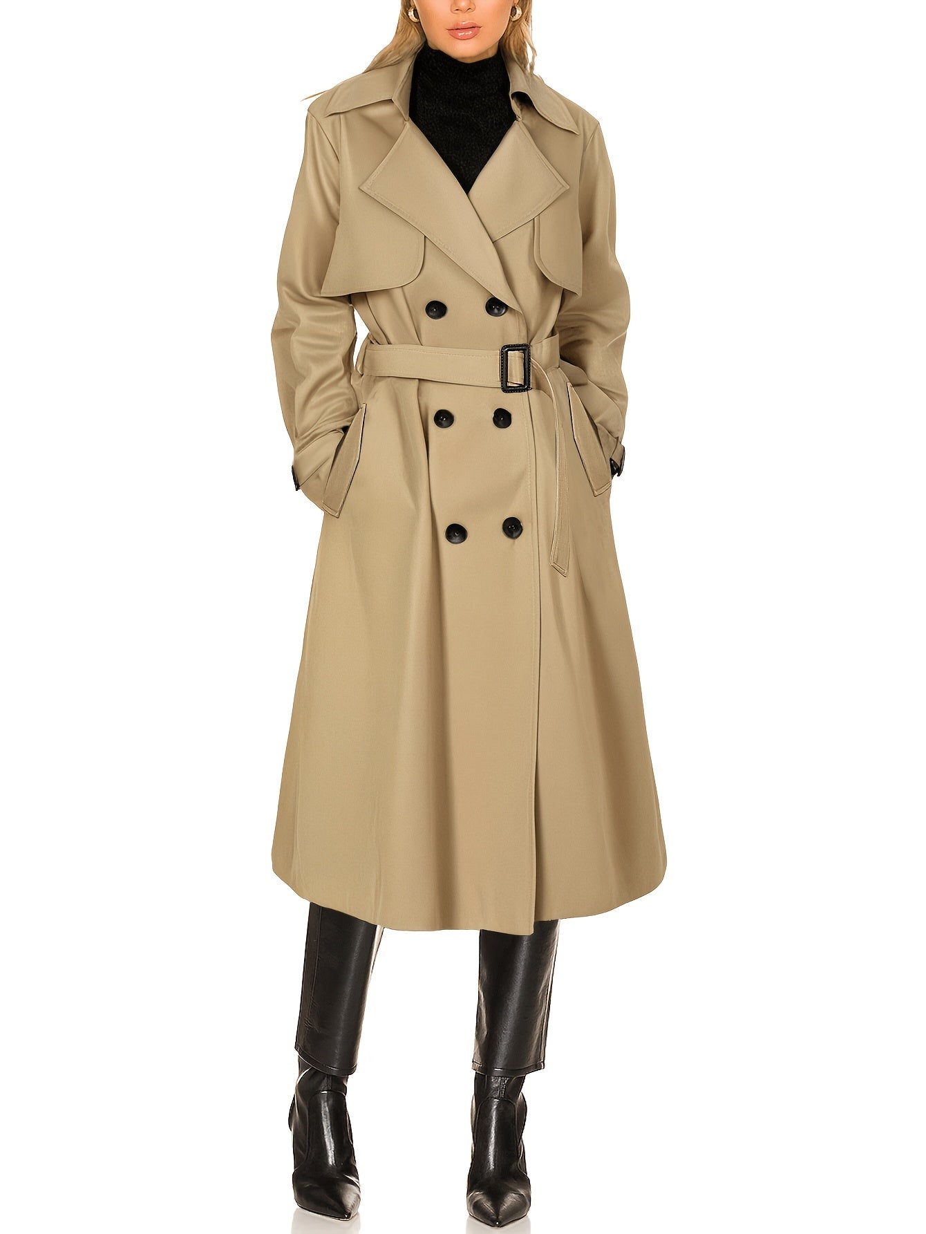 Classic Ladies Waterproof Office Coat - EasyApparels
