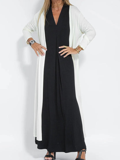 Oversized Open Front Long Cardigan for Women Plus Size
