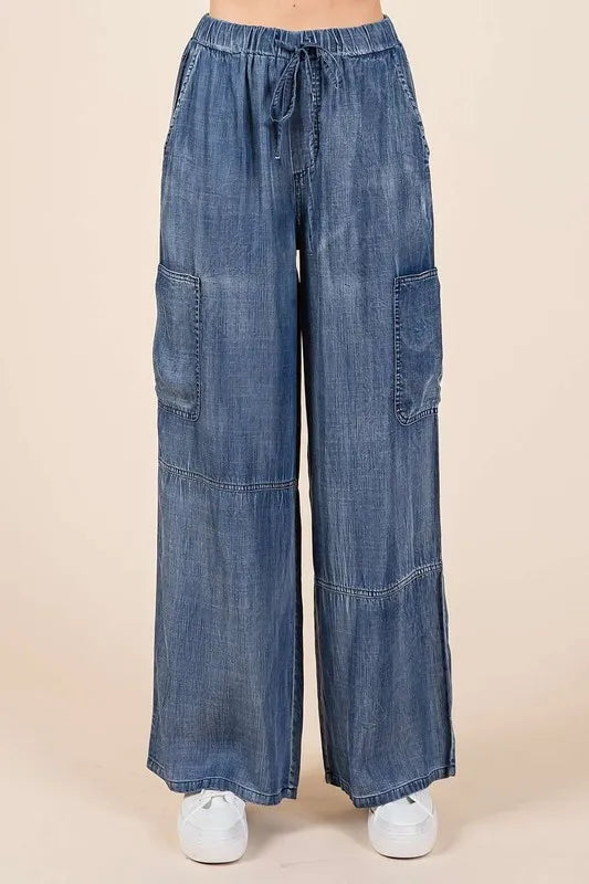 Comfortable Stretch Cargo Loose Fit Trousers - EasyApparels