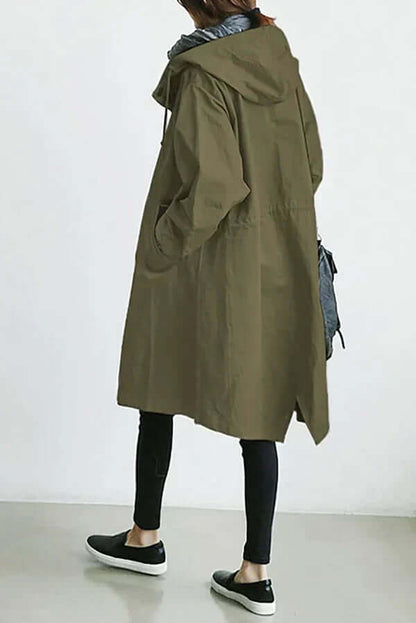 Waterproof Women's Rain Jacket - Lightweight Outdoor Cape